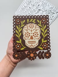 Image 5 of Mexican Papel Picadod Grande Metal Die Cut