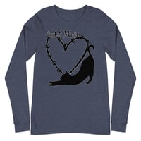 Image 1 of The Ultimate "Cat Mom" Unisex Long Sleeve Tee