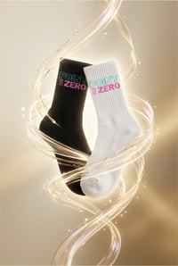 Image 4 of Black Miami Crew Socks