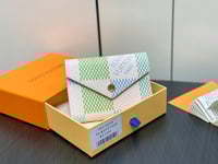 Image 2 of LV Colored Damier Wallet