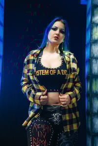 Image 11 of System of a Down Flannel/Crop Top Set