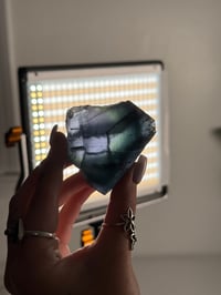 Image 3 of MERMAID BLUE CUBIC FLUORITE WITH INCREDIBLE ZONING -FUJIAN CHINA- I