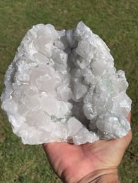 Image 17 of UV Fujian Calcite With Green Fluorite Specimen #890