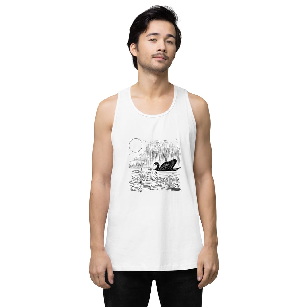 Swan Lake Men’s premium tank top