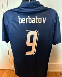 Image 3 of Tottenham Hotspur “BERBATOV 9” 2007/08 Away Shirt + UEFA patch (M)