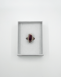 Image 1 of BAGUE PIERRE VIOLETTE