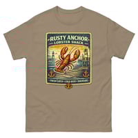 Image 7 of Rusty Anchor Lobster Shack T-Shirt | Coastal Seafood Vintage Tee
