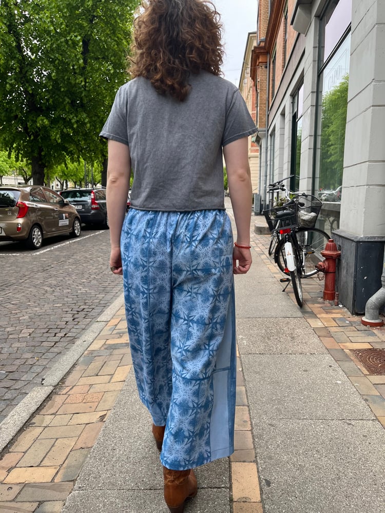 Image of Oversize pants blue batik  (xs-xxl))
