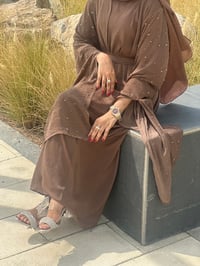 Image 2 of Kaira brown abaya