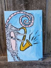 Image 5 of Possum Playing Horn