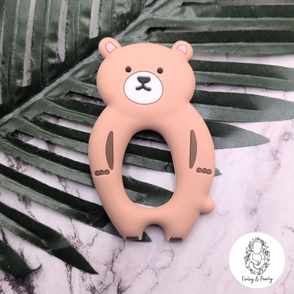 SILICONE TEETHER: Bear