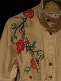 Image 5 of (L) Balisong/Rose Snap Crop Jacket