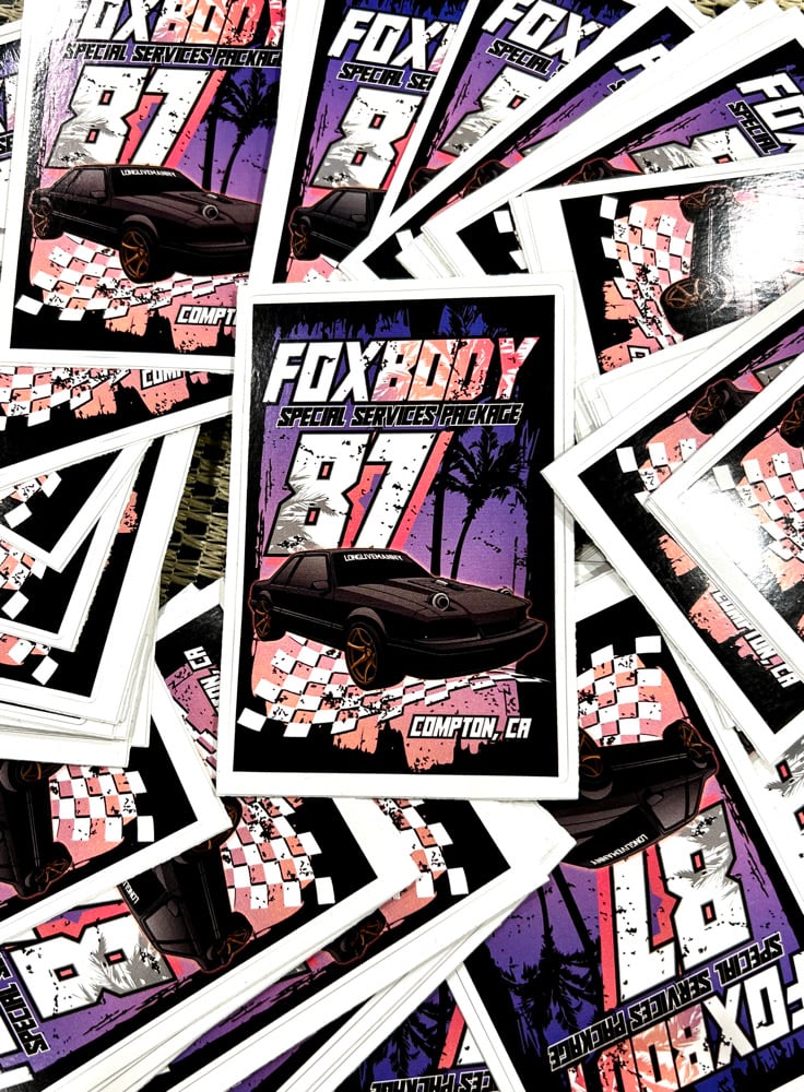 Image of *NEW Fox Body Sticker 