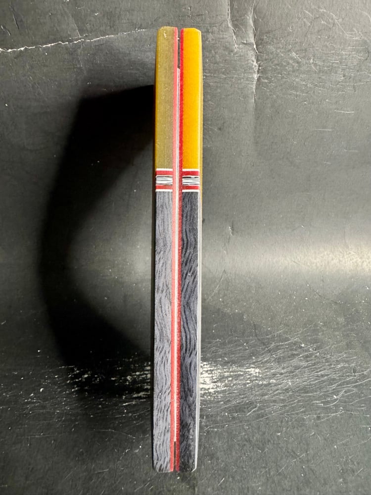 Image of Lager G10 & Curly Mango Segmented Knife Scales