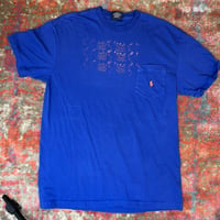 Image 2 of little guys blue medium t shirt // lu + ian collab