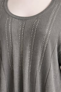 Image 4 of New 3X Love Story Bedazzled top #852*13