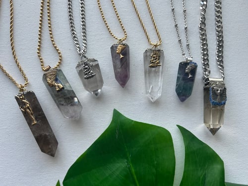 Image of TRIBE • Embellished Crystal Necklace