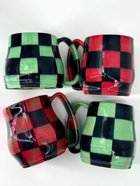Image 1 of demon slayer checker mugs