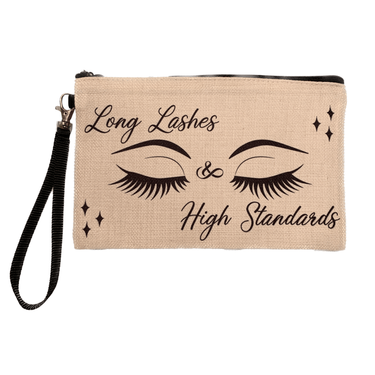 Linen Zippered Bag - Large Image 3