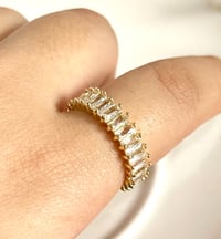 Image 2 of Rectangular Crystal Ring