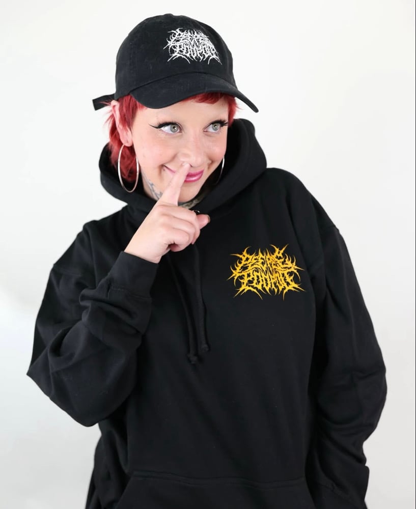 Image of 🖤🧡 Orange And Black PeePee PooPoo Hoodie