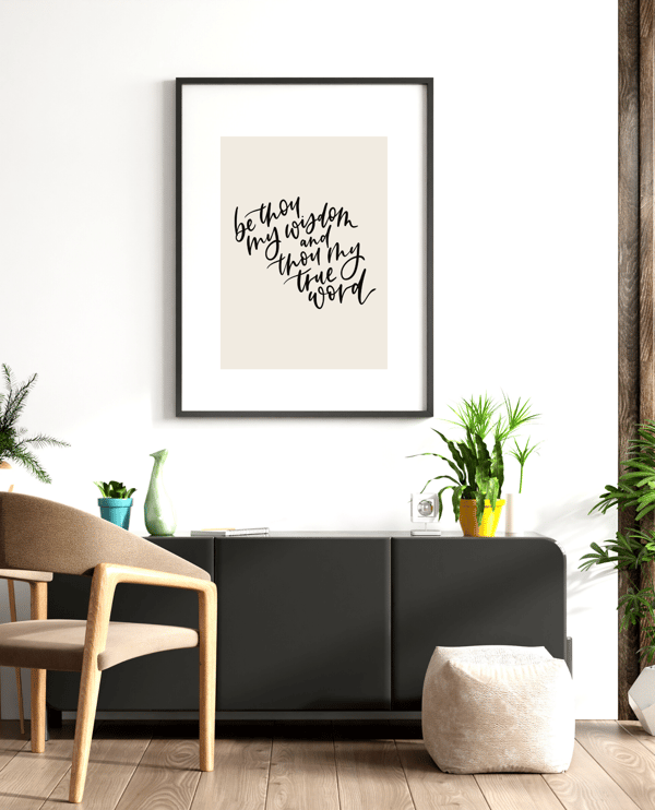 Image of PREORDER Be Thou my Vision Print