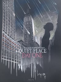 “The Day the World Went Quiet” A QUIET PLACE: DAY ONE Art Print