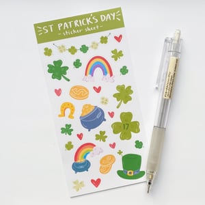 Image of St. Patrick's Day Sticker Sheet