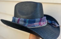 Image 2 of Black Cowboy Hat Plaid And Octopus Band