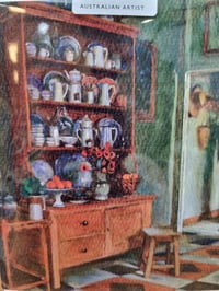 Image 1 of Margaret Olley Blank Card - Kitchen Interior