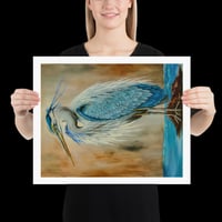 Image 4 of Blue Heron Print