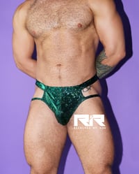 Image 2 of THE RECKLESS RANGER THONGSTRAP (green)