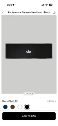 Image 1 of Black headband
