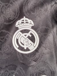 Image 2 of     Real Madrid Black Third Kit (Emirates Fly Better)