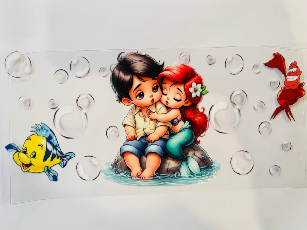 Image of Baby Ariel and Prince Eric (Little Mermaid)