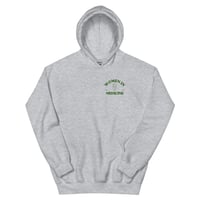 Image 4 of DO IT WITH HEART HOODIE - GREEN LETTERING 