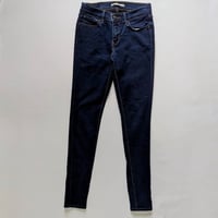 Image 1 of Levi's 710 Dark Wash Women's Super Skinny Jeans
