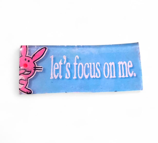 lets focus on me hairclip૮ ˶ᵔ ᵕ ᵔ˶ ა