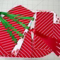 Image 1 of Ruffle-O Ready Cut Textile Kit - Red Stripe