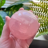 Image 4 of Rose Quartz Sphere C