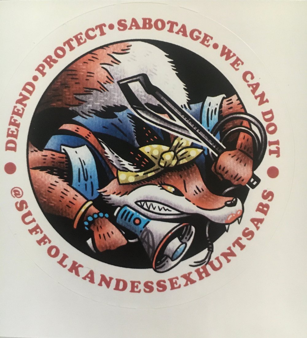 Defend Protect Sabotage Sticker 