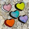 “CUSTOM Conversation Heart” Stained Glass Hanging 