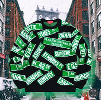 Image 1 of 🆕 SuPreMe N.Y.C 🗽Street Sign 🪧  🪡 Bundle 🧶 ☂ 🎩 👕