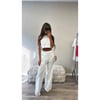 White Tie Side Top and Trouser Co Ord 