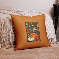 Image 1 of Basic Pillow (Bless those who gather here)