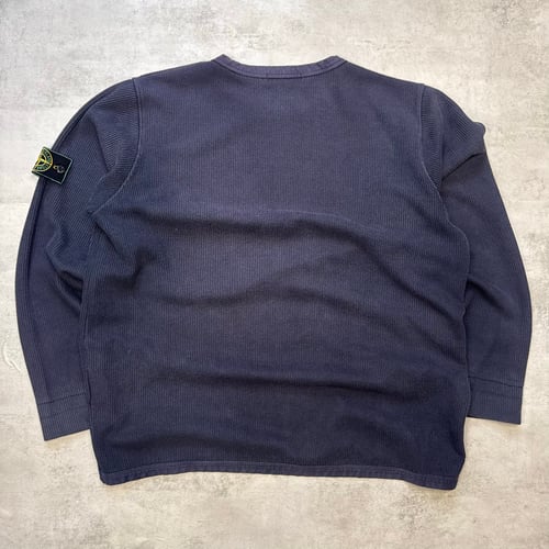 Image of SS 1999 Stone Island Ribbed Pocket Sweatshirt, Size XL