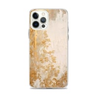 Image 10 of White and Gold Tattered Texture Goth Lolita Kawaii Baroque Clear Case for iPhone®