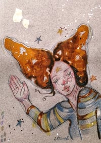 Image 1 of Clown, Chasing dreams (Series) Ink 