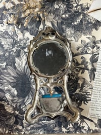 Image 8 of Petit benitier en etain et argent, Art Nouveau 1910, signé Ruffony