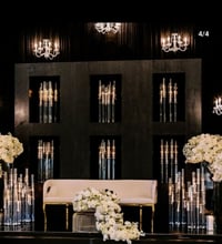 Image 2 of 4x10 black candle wall 4(4x10) for  rent only 